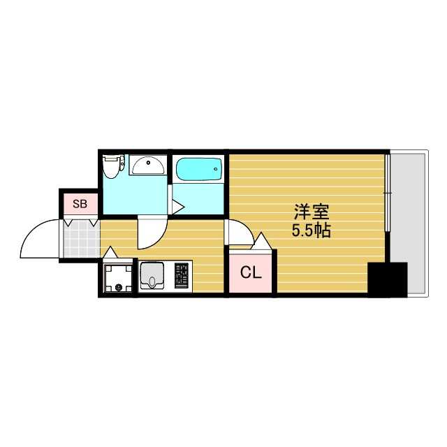 アドバンス新大阪Ⅴの間取り