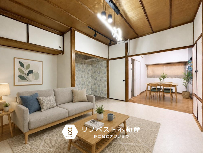 東大阪市永和1丁目の居間・リビング|約12帖のLDK♪
3ヶ所の収納有り◎日用品や掃除用具がスッキリ片付きますね♪
※家具は付属しません