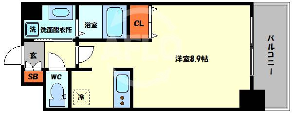 コスモプレミアムベイ大阪の間取り|コスモプレミアムベイ大阪　間取り