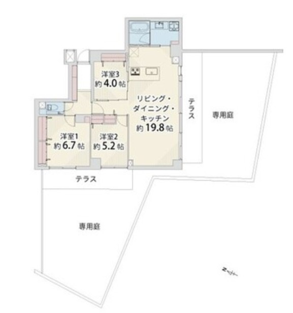 ラポール高輪の間取り
