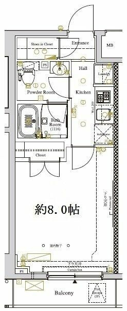 ディアレイシャス東京ベイ潮見の間取り|間取りです。