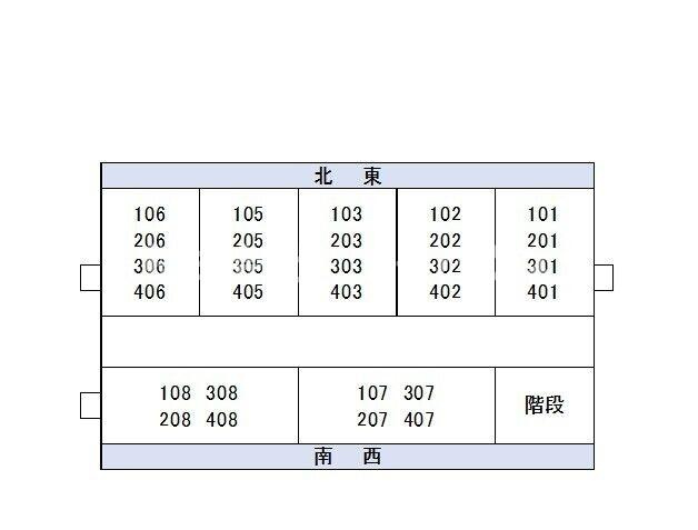 クレストガーデニア(E-117)の区画図