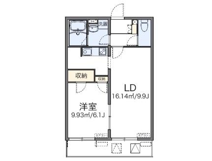 【間取り】 | レオネクストすずらん荘