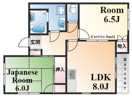 メルベーユ本山の間取り