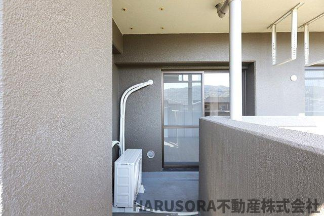ライオンズマンション東花園のバルコニー