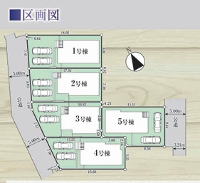 八王子市犬目町３期の区画図