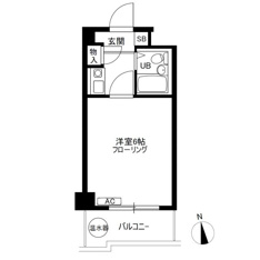 洋室６帖のワンルーム♪