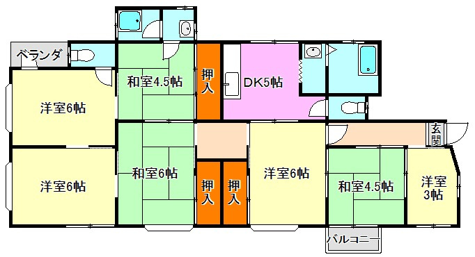 パークヒルⅡの間取り