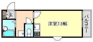 月見山ハイツの間取り