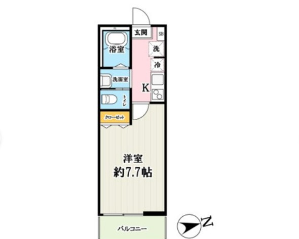 ソレイユ西大宮の間取り