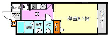 須磨南町ミオの間取り