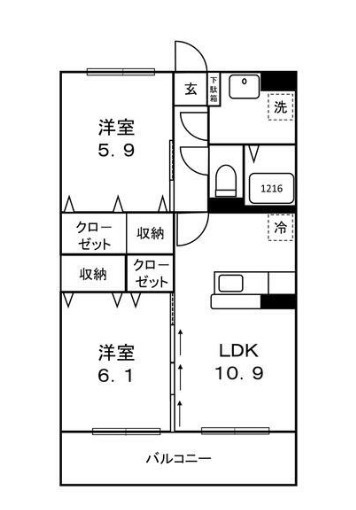 Ｓｕｎ　Ｒｏｕｇｅの間取り