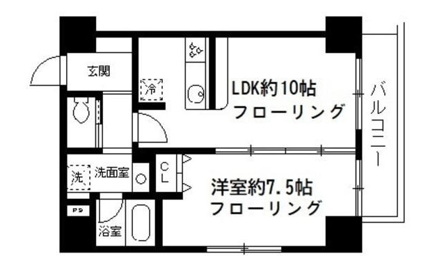 リオヴェルジュの間取り|間取りです。