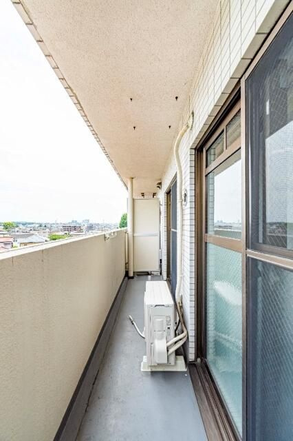 相模原市南区新戸の賃貸マンションのバルコニー