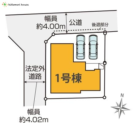 西区内野本郷8期　新築戸建　KEIAIGRACE01の区画図