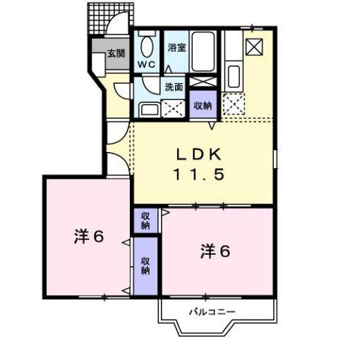 【間取り】 | カーサ　Ａ