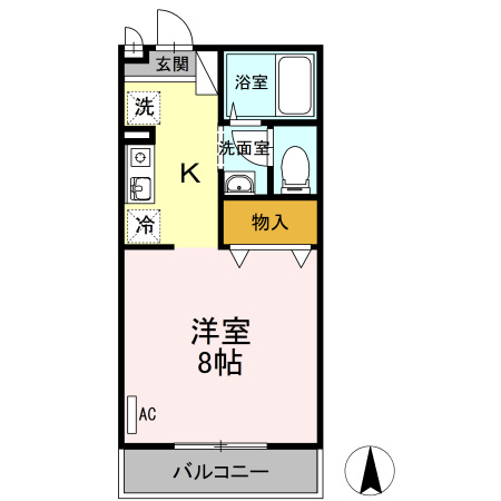 ハッピーライフⅡの間取り