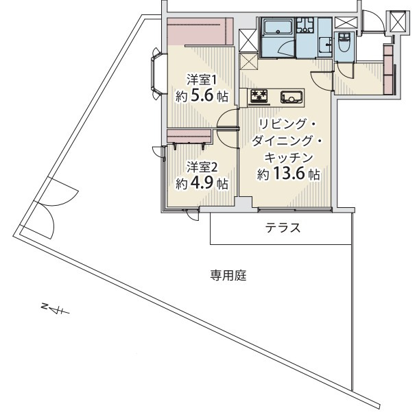 ラポール高輪の間取り