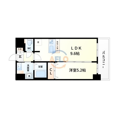 ディームス江坂の間取り|ディームス江坂　間取り