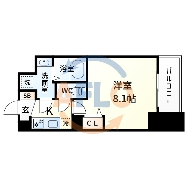 ディームス江坂の間取り|ディームス江坂　間取り