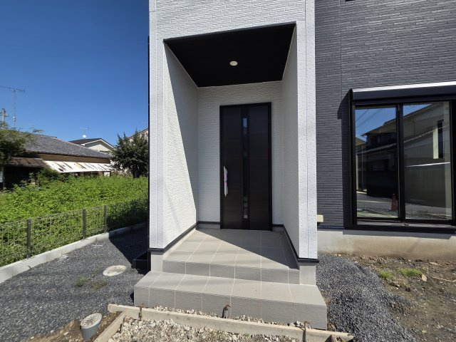 新築　太田市鳥山上町　1号棟の外観パース|1号棟の外観イメージ図です。