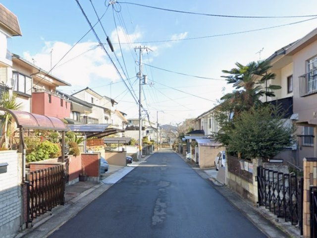 【前面道路含む現地写真】 | 山科区勧修寺柴山　売地
