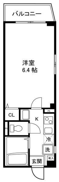 北区西が丘１丁目の賃貸マンションの間取り