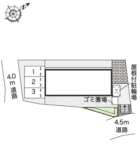 レオネクストワンニューの区画図