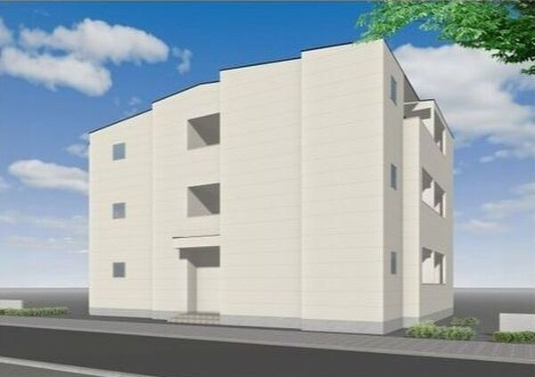 (仮称)ジーメゾン立花ルーチェの外観パース|外観パースです