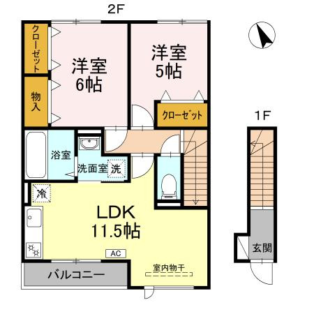 グランヴィア Ⅲの間取り
