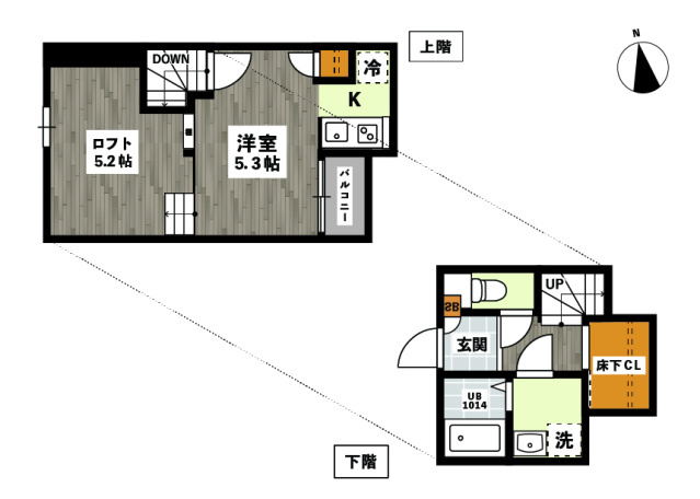 【間取り】 | ADC高島リブレ