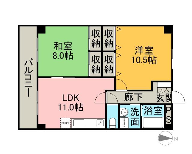 【間取り】 | プレジデント高柳
