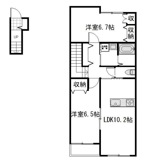 【間取り】 | プティーシュシュ撫川
