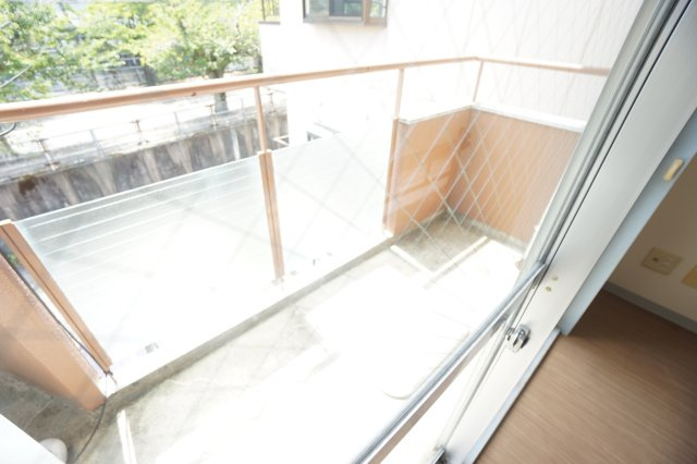 リバーハイツ豊岡のバルコニー
