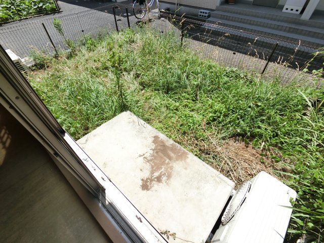 グレイスタウン蘇我 Aのバルコニー|※反転タイプ