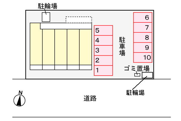 ラフレシールの駐車場|駐車場