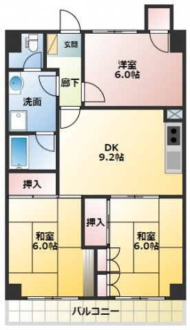【間取り】 | ハイデンスホンダ