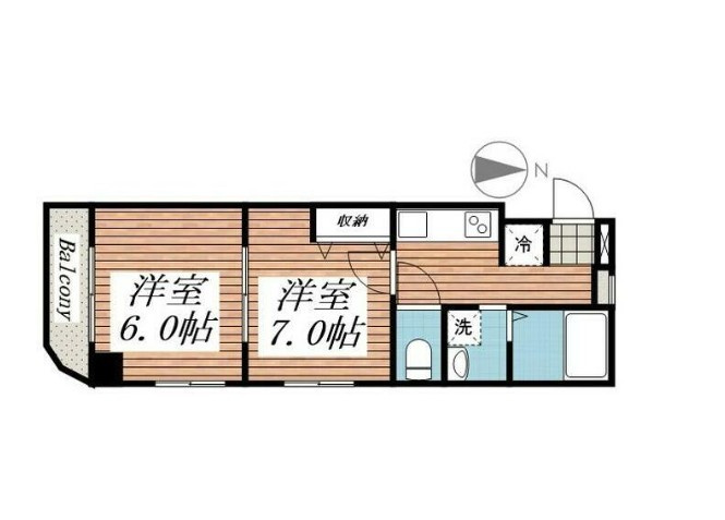 TA第三メゾンの間取り