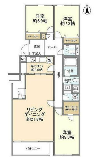 【間取り】 | オリエントロイヤルハウス経堂