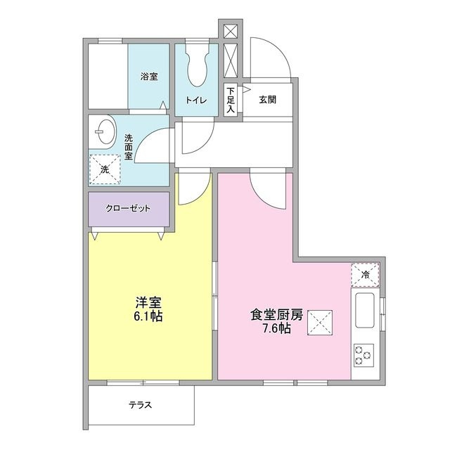 Ｋ’Ｓフラットの間取り|間取りです。