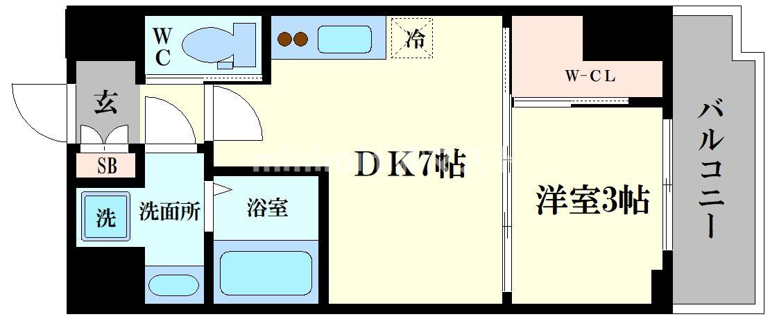 セレニテ福島アリアの間取り