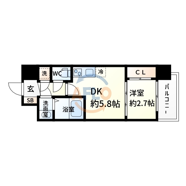 セレニテ東三国ミラクの間取り|セレニテ東三国ミラク　間取り