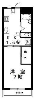 【間取り】 | パレドールⅡ | 間取りです。