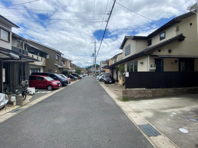 【展望】 | 京都市山科区川田菱尾田 | 日差しを遮るものがないので、お洗濯ものが多くてもたっぷり気持ちよくお洗濯して頂けます。