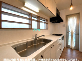 【キッチン】 | 京都市山科区川田菱尾田 | お手入れも簡単にできるなど、毎日を楽しくするキッチンスペースに仕上げました