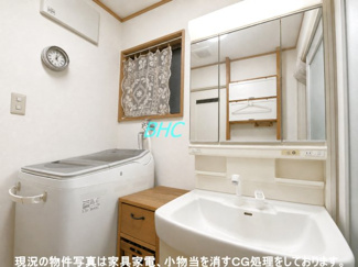 【独立洗面台】 | 京都市山科区川田菱尾田 | 清潔感ある洗面台は、身だしなみチェックや肌のお手入れに最適です。