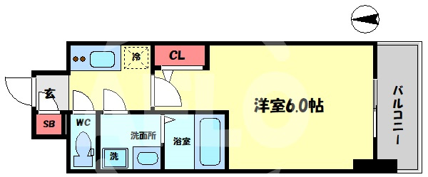 エスリードレジデンス梅田フロントの間取り|エスリードレジデンス梅田フロント