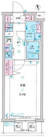 GENOVIA亀戸水神 skygardenの間取り