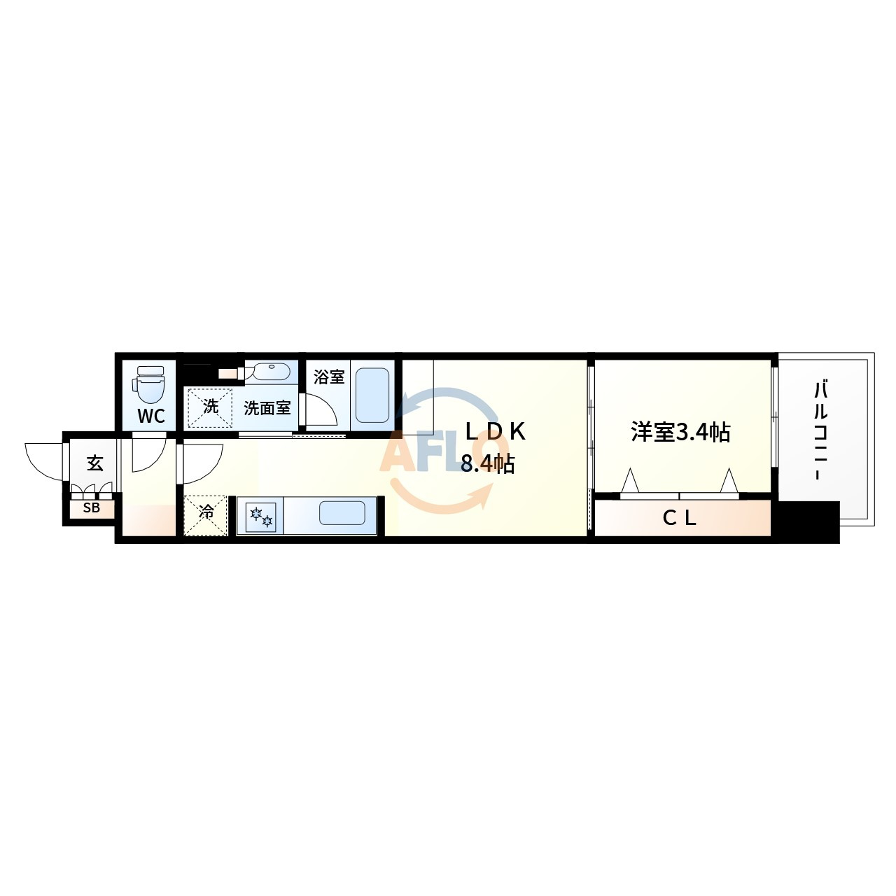 アーバネックス本町Ⅱ(明治小学校区)の間取り|アーバネックス本町II　間取り