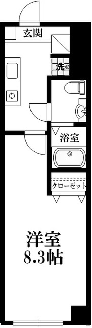 Ｐａｒｋ Ｂｅａｒ立川錦町の間取り|★オール電化★　★内装一部コンクリート打ちっぱなし★